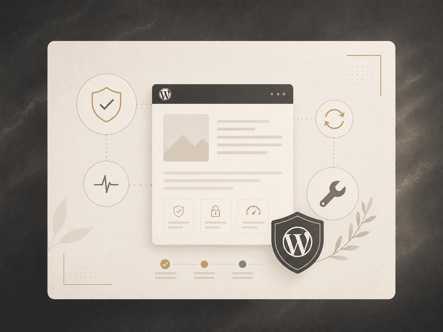 WordPress Wartung mit Updates, Backups und Sicherheitsmaßnahmen