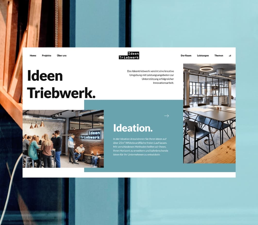 Fraunhofer Ideentriebwerk - Startseite der Website